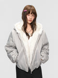 DONCARE(AFGK) "Fur trimmed hooded jacket"
