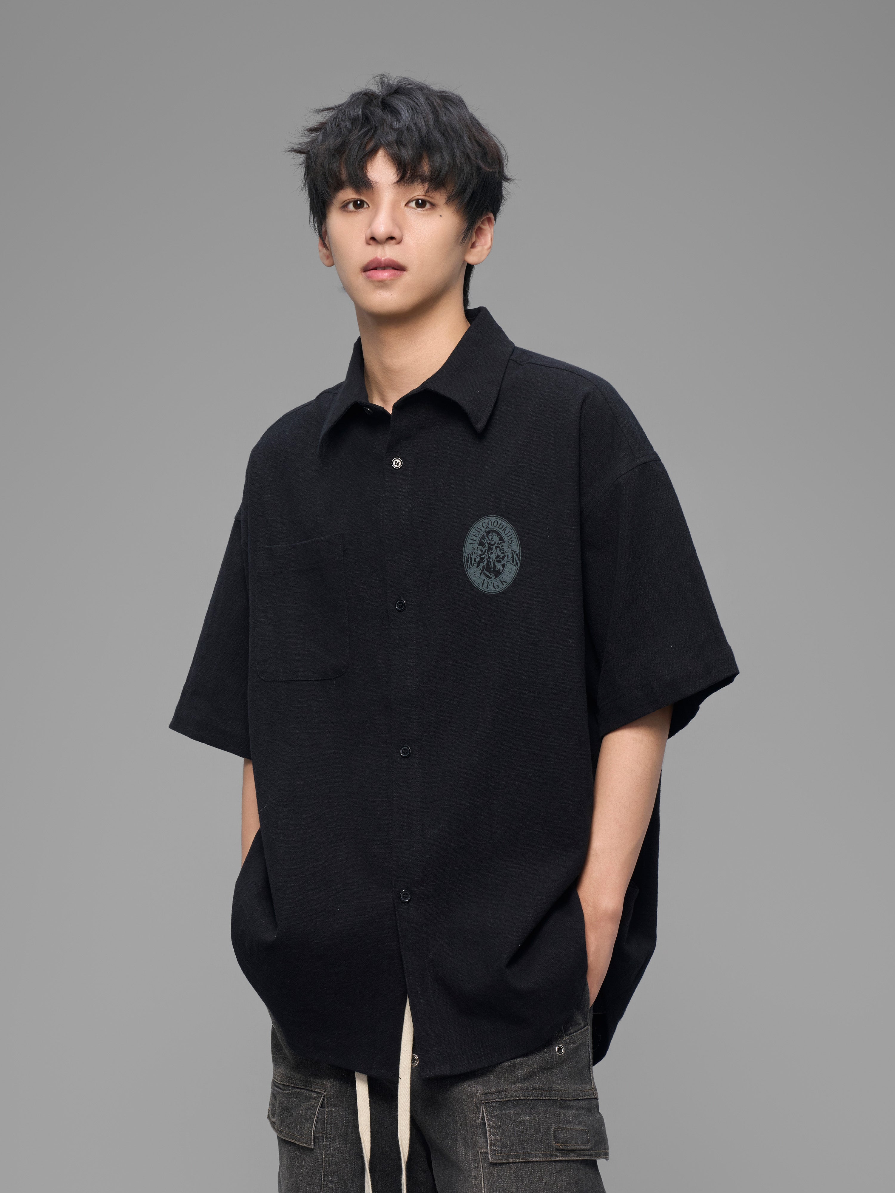 DONCARE(AFGK) "Linen shirt"