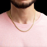 Italian Vermeil Rope Chain