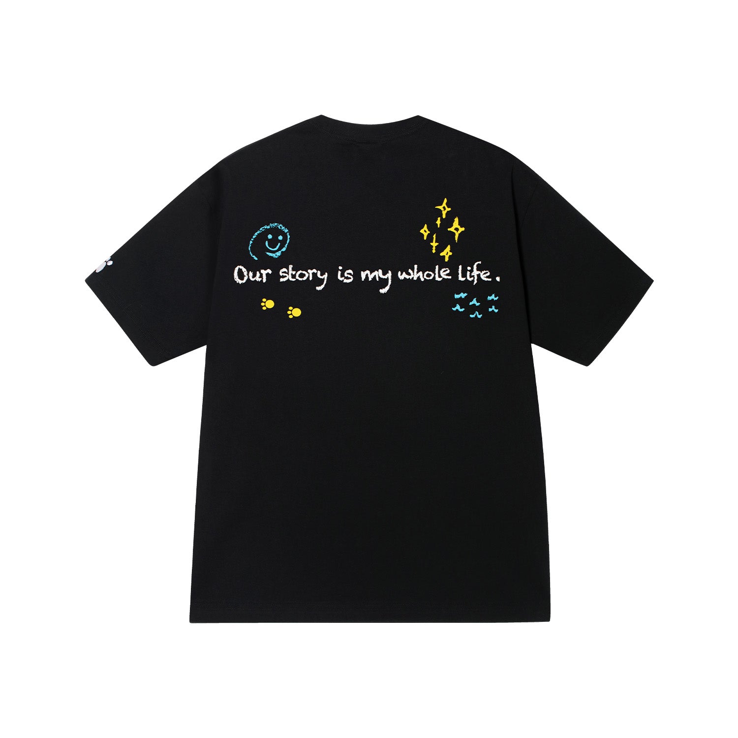 DONCARE(AFGK) "Flocked angel logo tee"