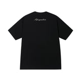 DONCARE(AFGK) "Embroidered tweed logo tee"