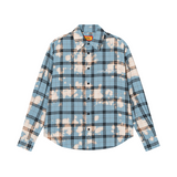 Tie-dye check shirt