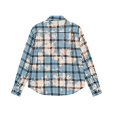 Tie-dye check shirt