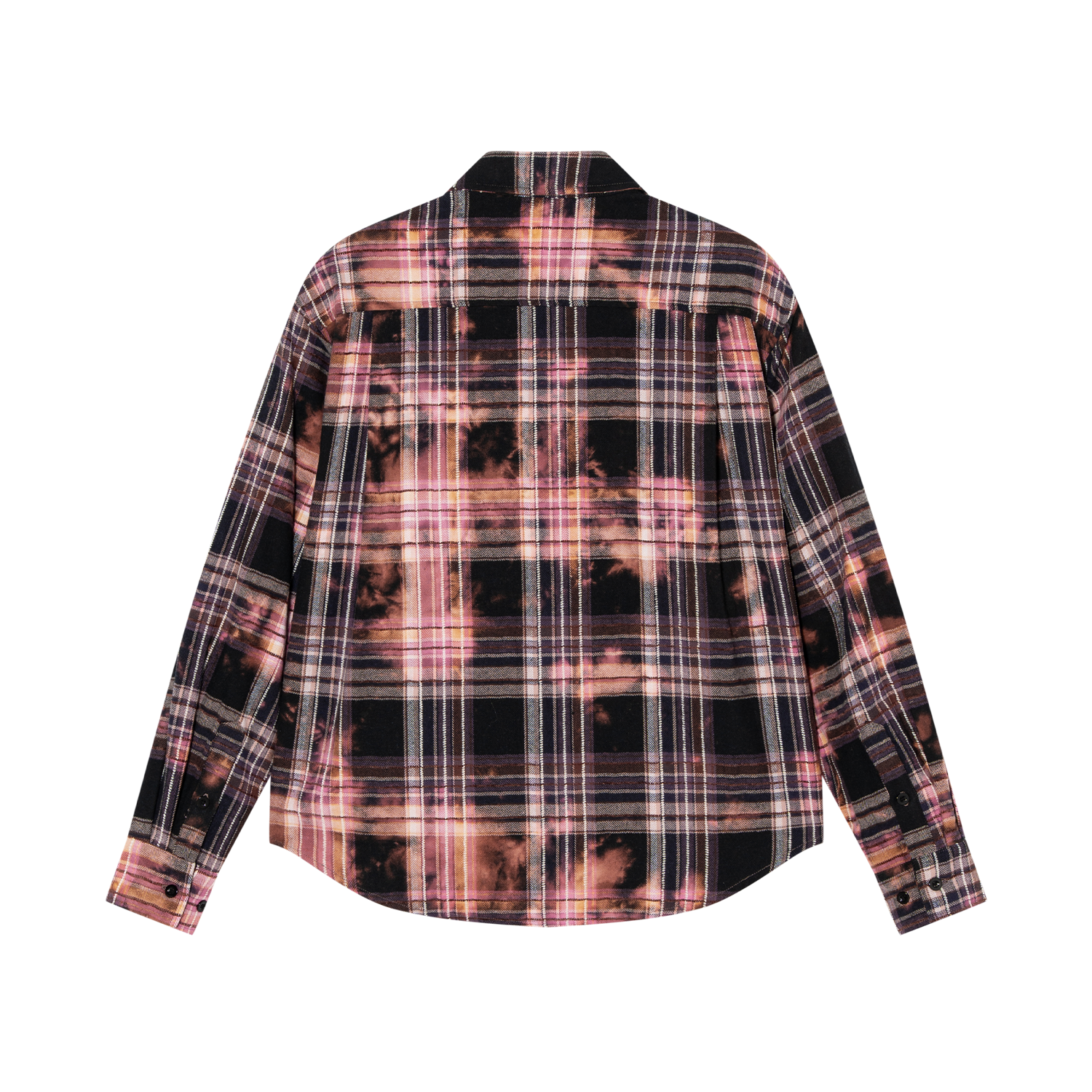 Tie-dye check shirt