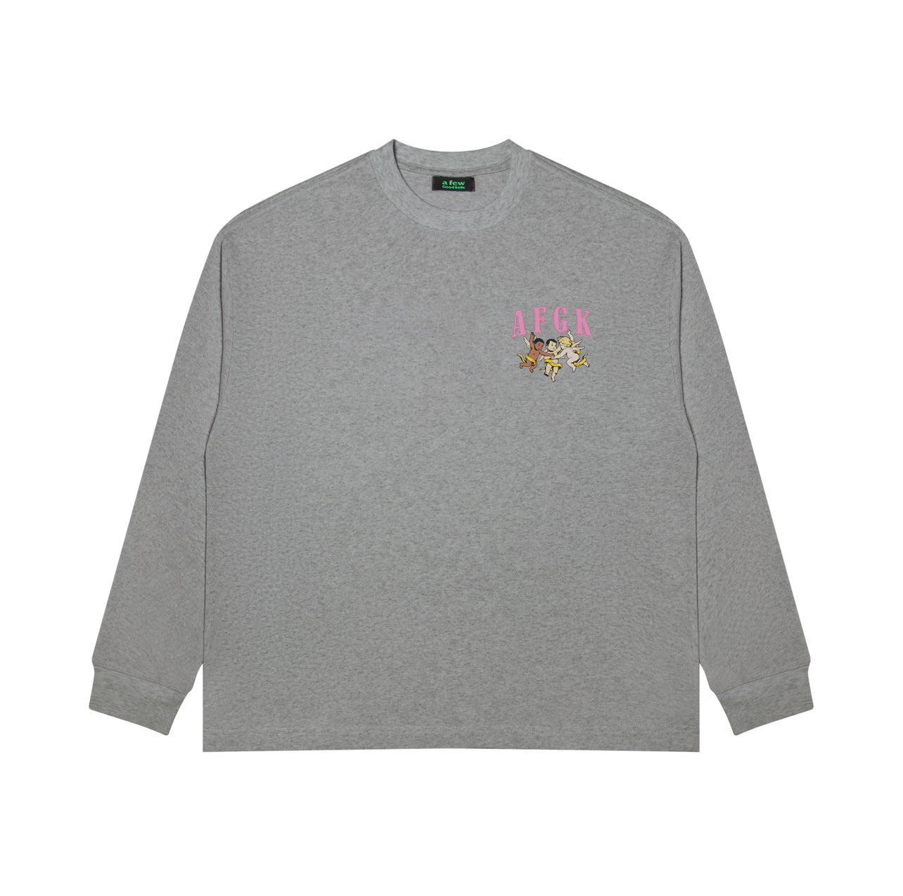 DONCARE(AFGK) "Basic angel logo long sleeve"