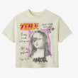 CREAM MONALISA TEE