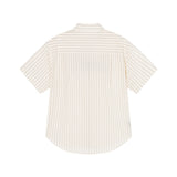 DONCARE(AFGK) "Stripe logo shirt"