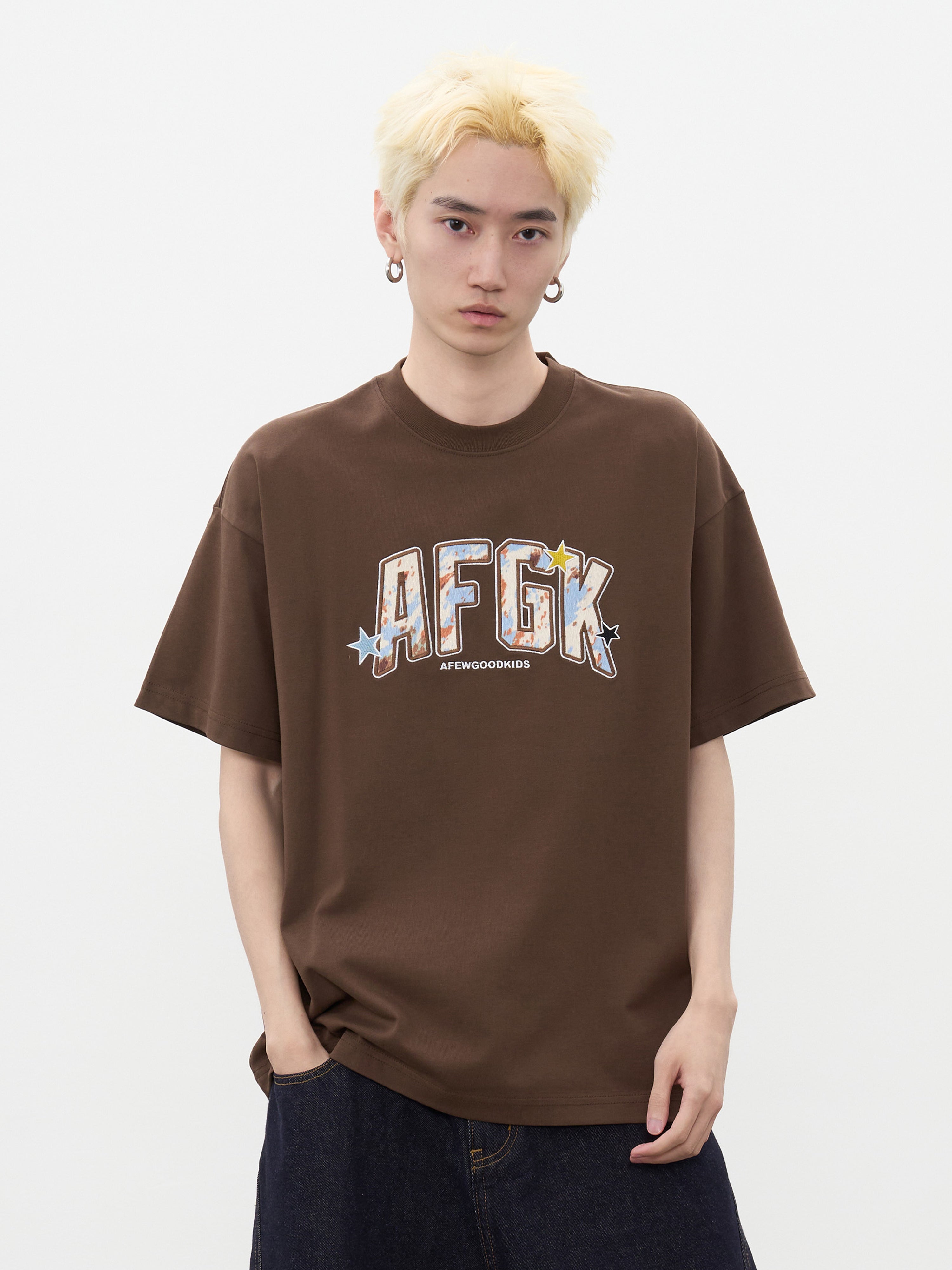 DONCARE(AFGK) "Milky logo tee"