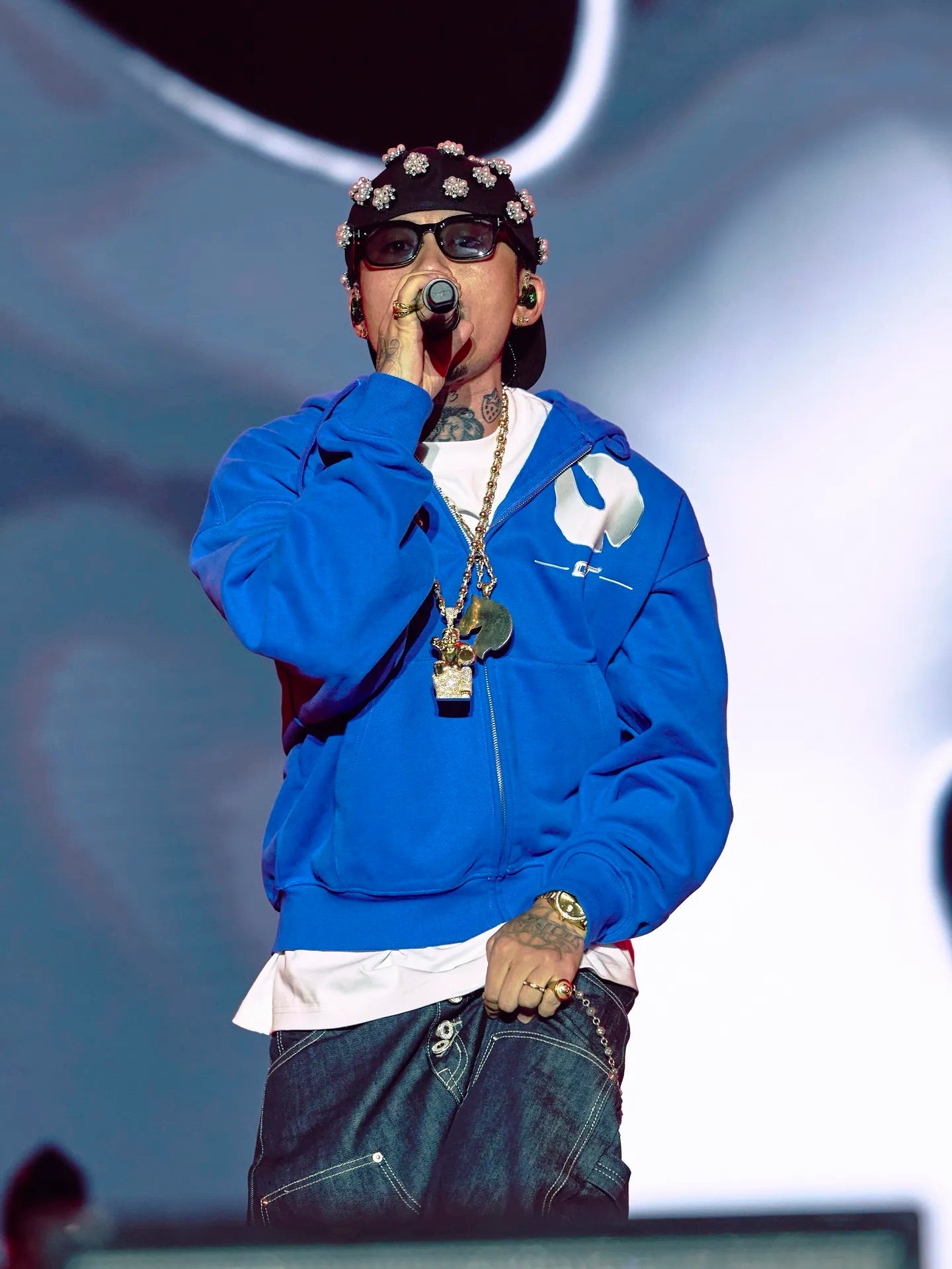 The lottery GT "Logo zipped hoodie"