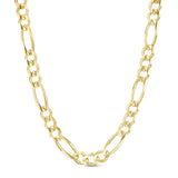 Solid Gold Figaro Chain
