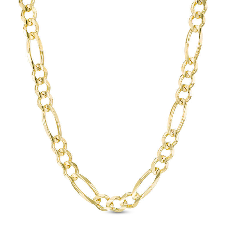 Solid Gold Figaro Chain 8mm