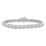 Diamond Tennis Bracelet White Gold 6mm