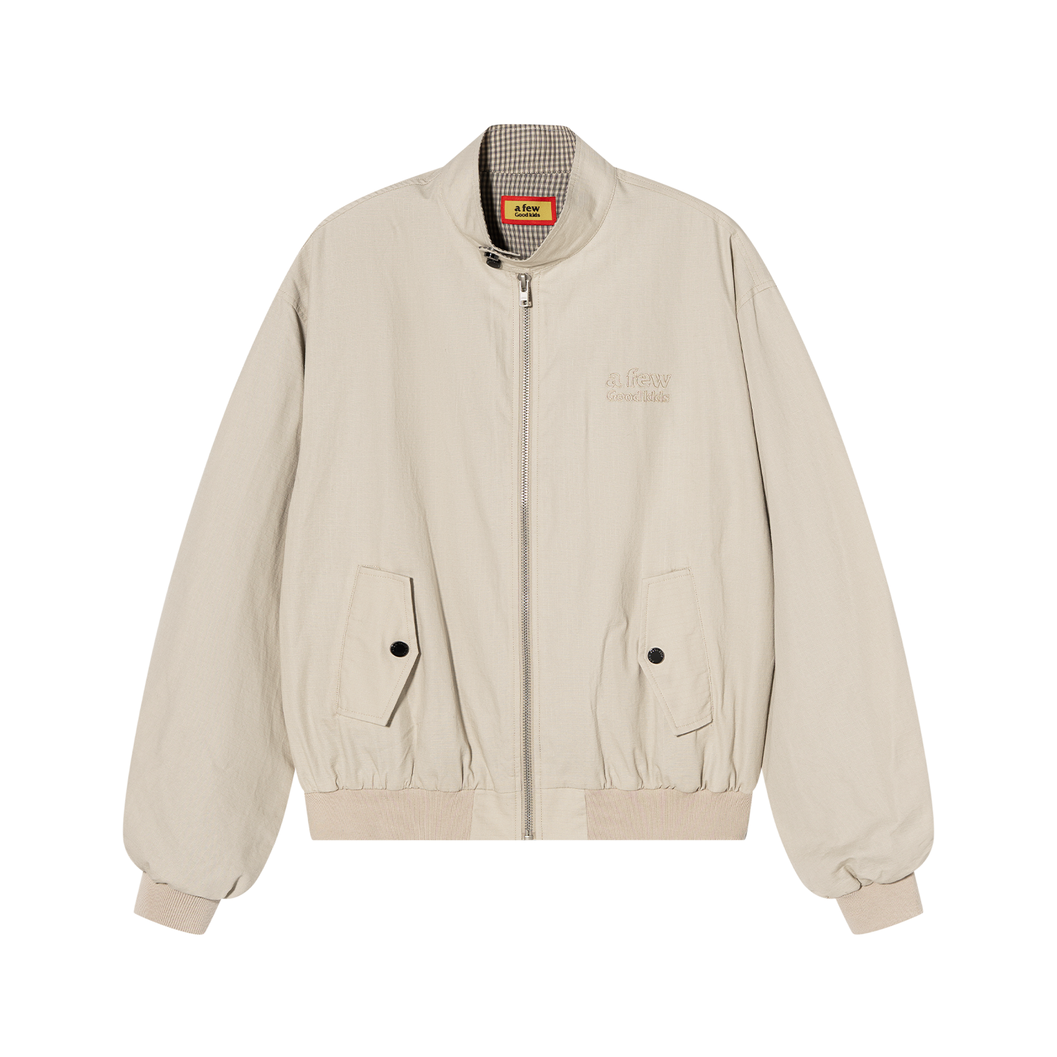 DONCARE(AFGK) "plaid harrington jacket"