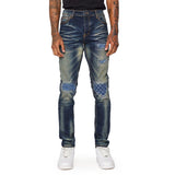 “7TH AVE” JEANS BLU SPORCO