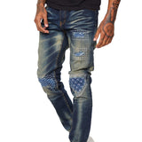 “7TH AVE” JEANS BLU SPORCO