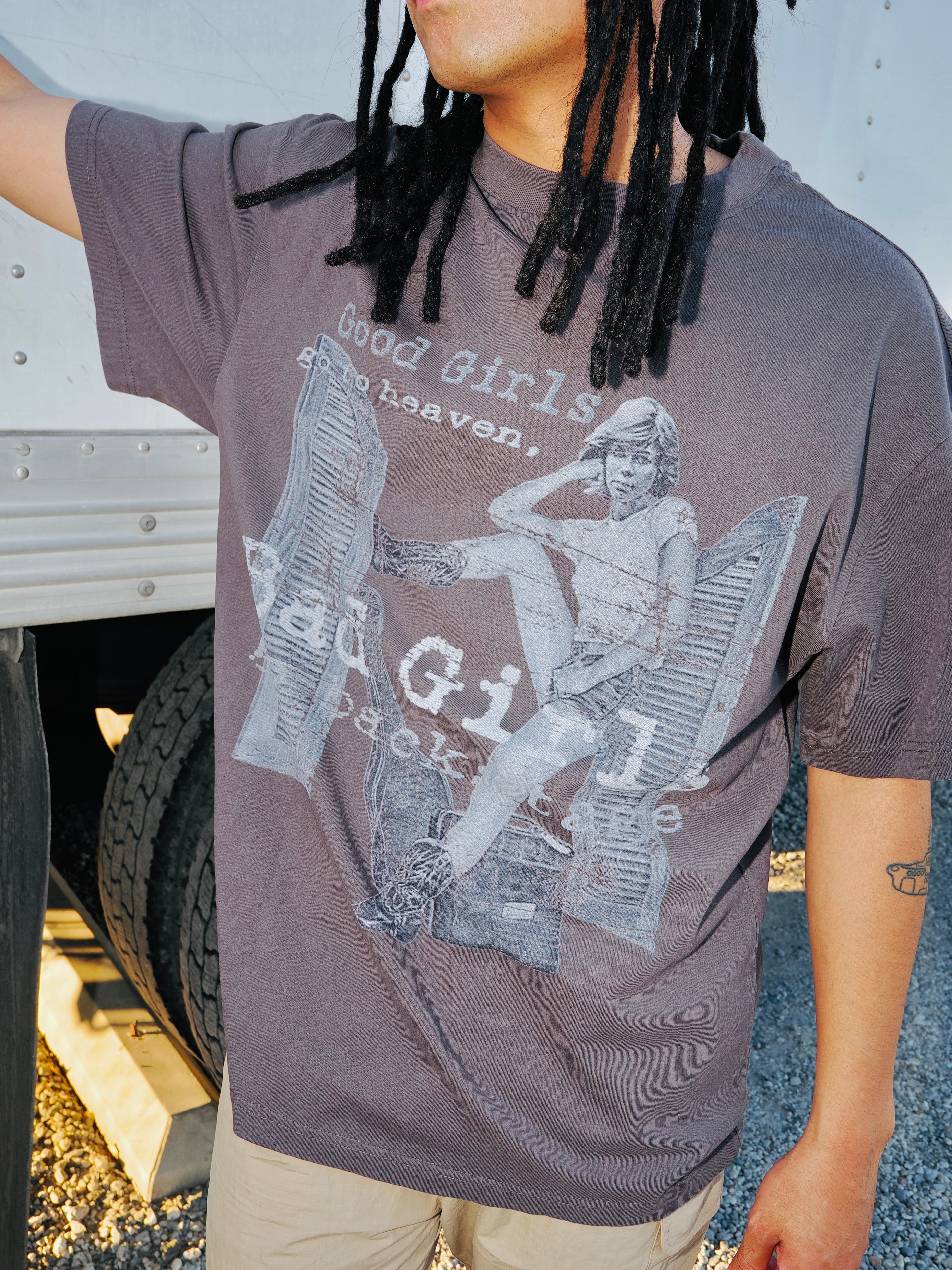 Backstage Graphic Tee (Muted Black)