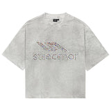 GREY COLORÁTO RHINESTONE TEE