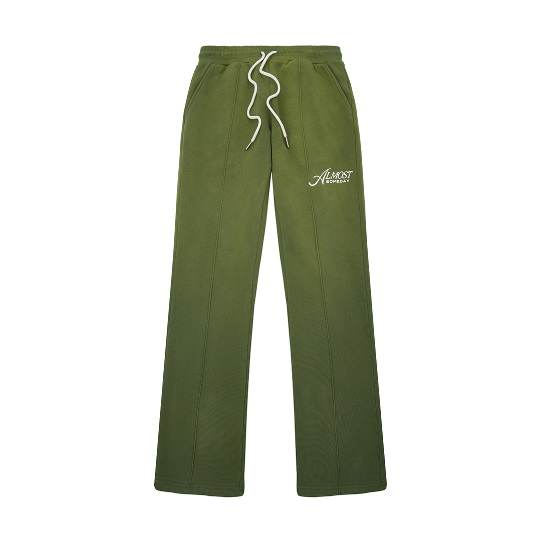 Motto Pleated Sweatpants (Sun Fade Olive)