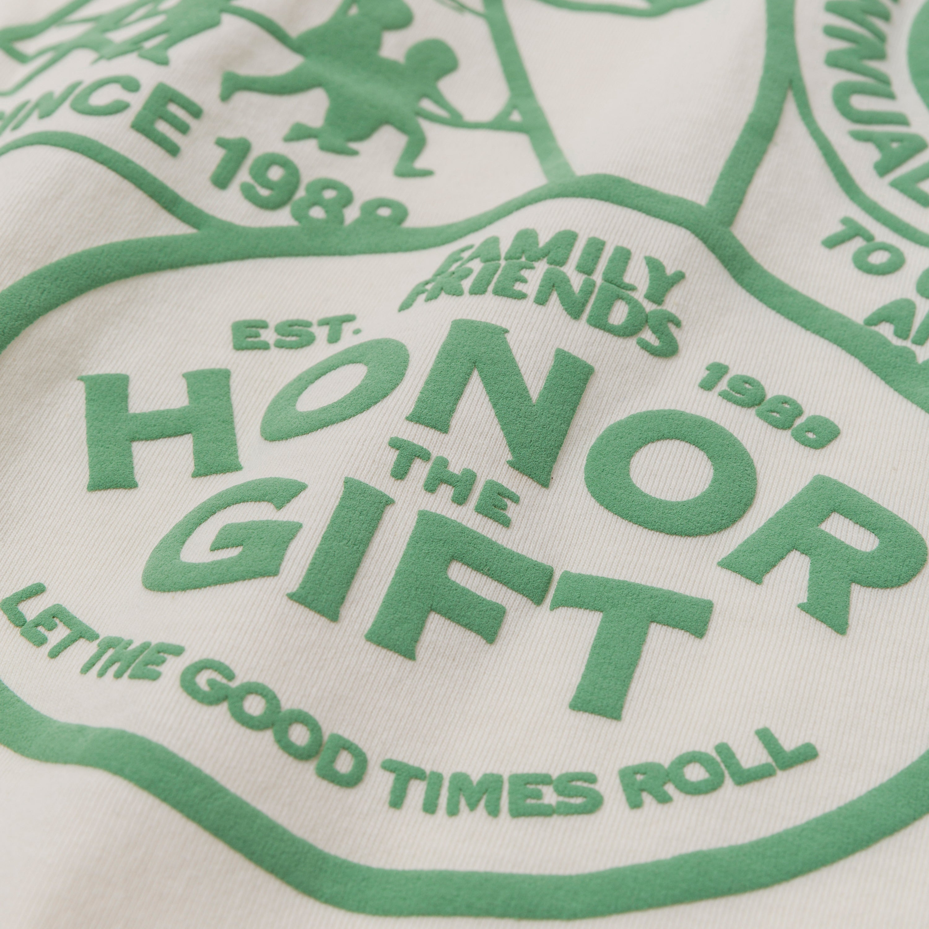 88 Block T-Shirt - Bone