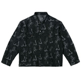 DONCARE(AFGK) "Jacquard Denim Jacket"