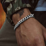 Silver Cuban Link Bracelet