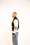 1|24 HOT AIR BALLOON VARSITY JACKET - BLACK