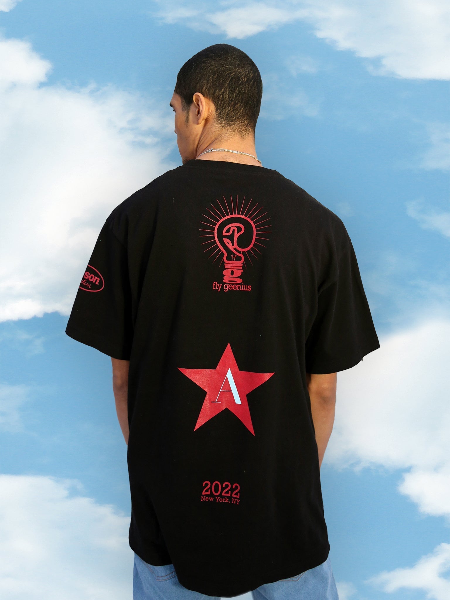UNISEX ALEALI MAY COLLABORATION T SHIRT | BLACK