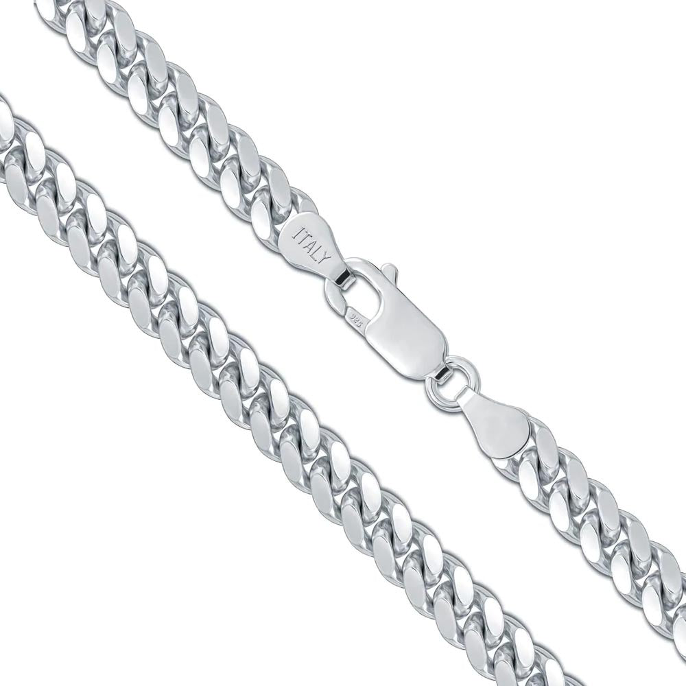 Silver Cuban Link Bracelet