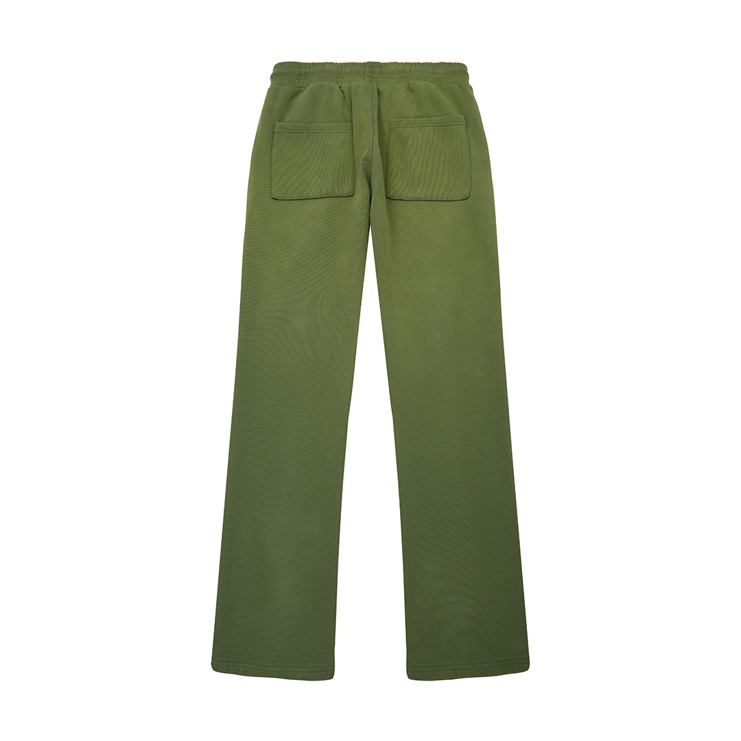 Motto Pleated Sweatpants (Sun Fade Olive)