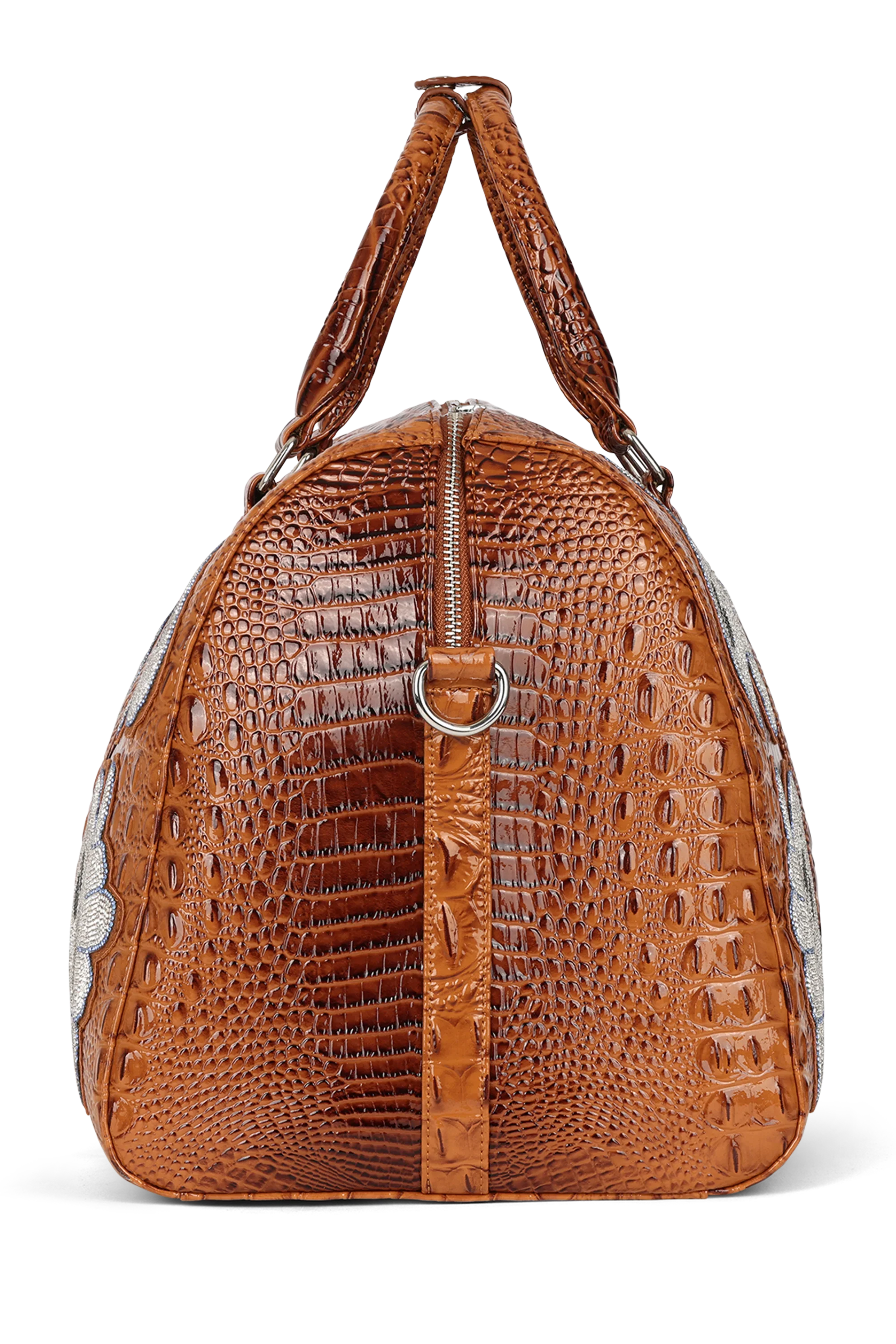 ALLIGATOR GHOST GEM DUFFLE BAG