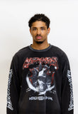 Skullhead Longsleeve Tee - Black/Red