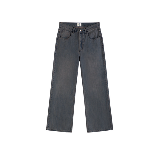 Vintage Washed Flare Jeans