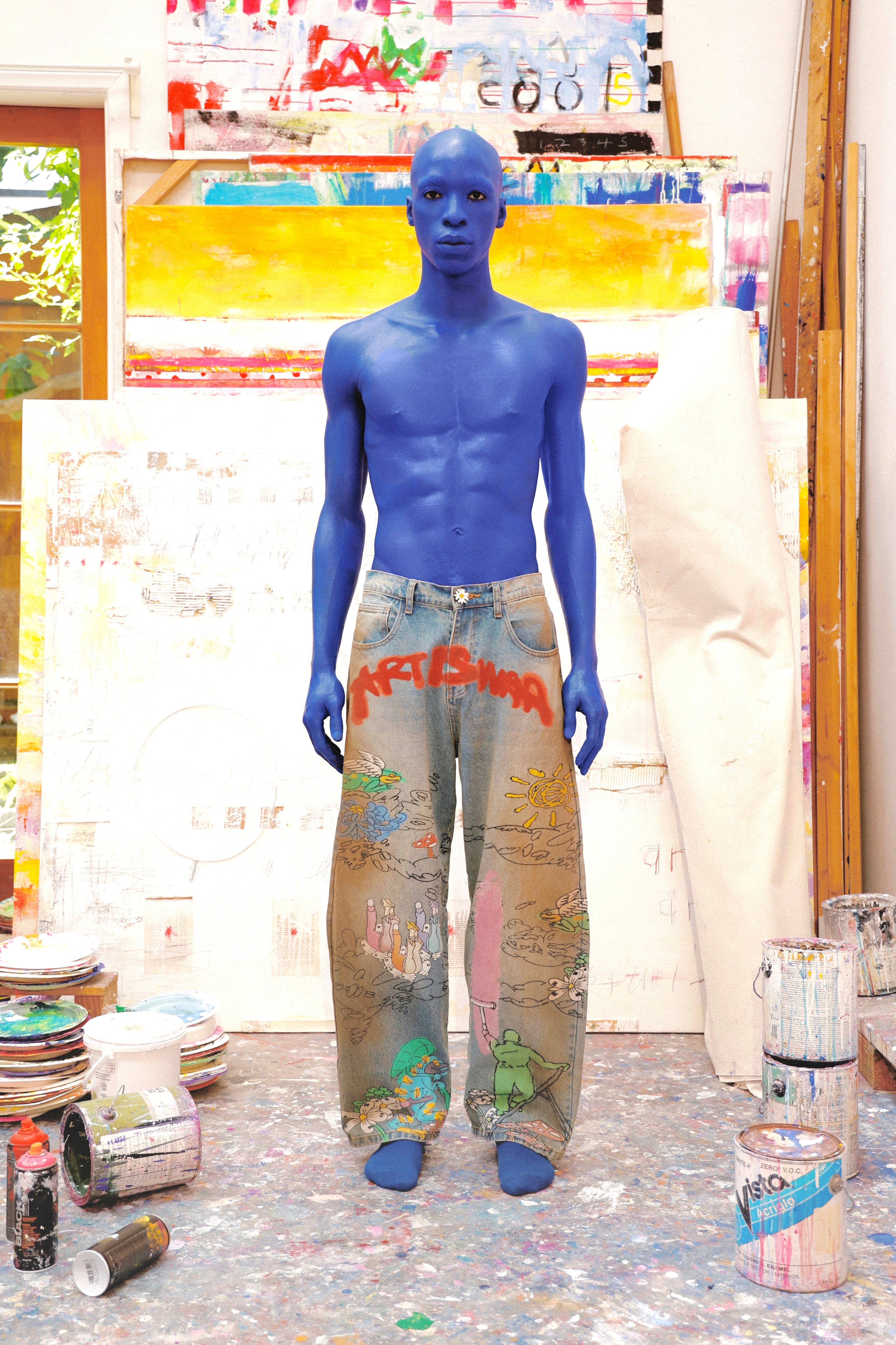 ART IS WAR PAINTER PANTS