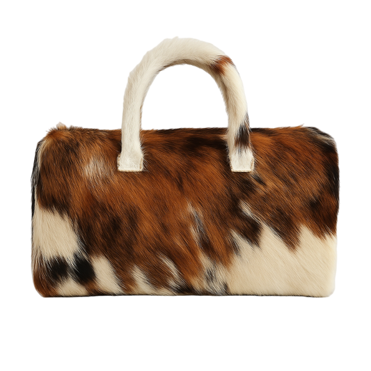 cowhide duffle