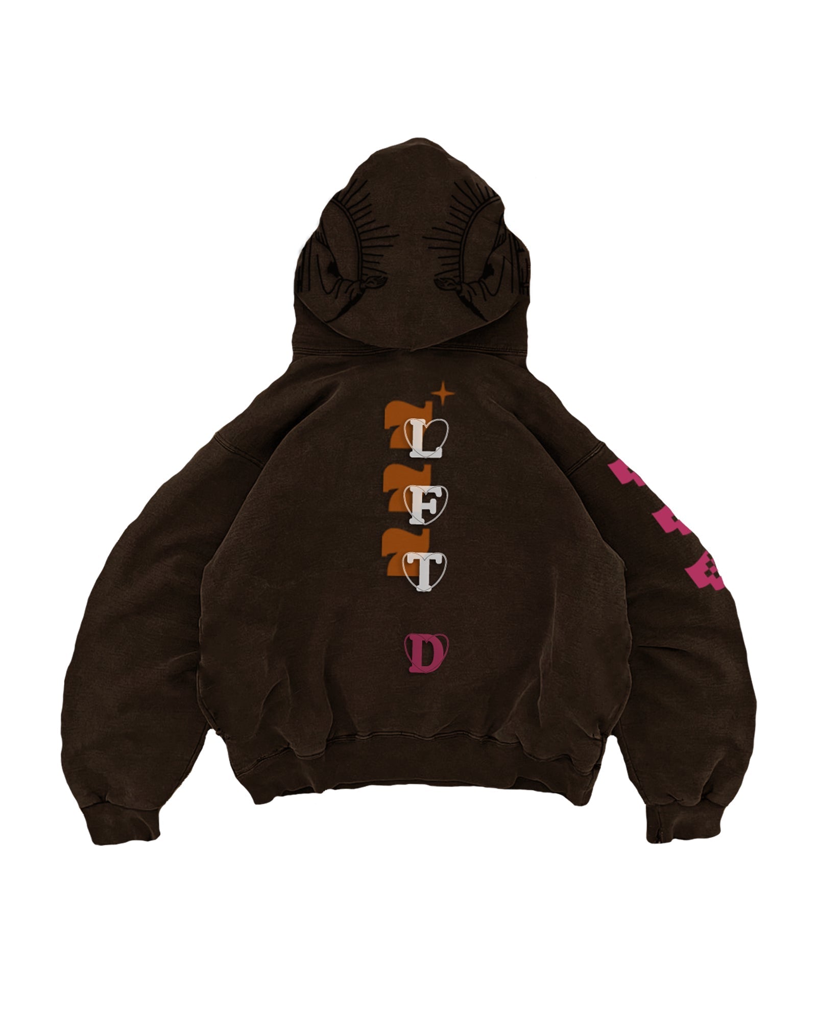 "Atonia Hoodie" (Brown)