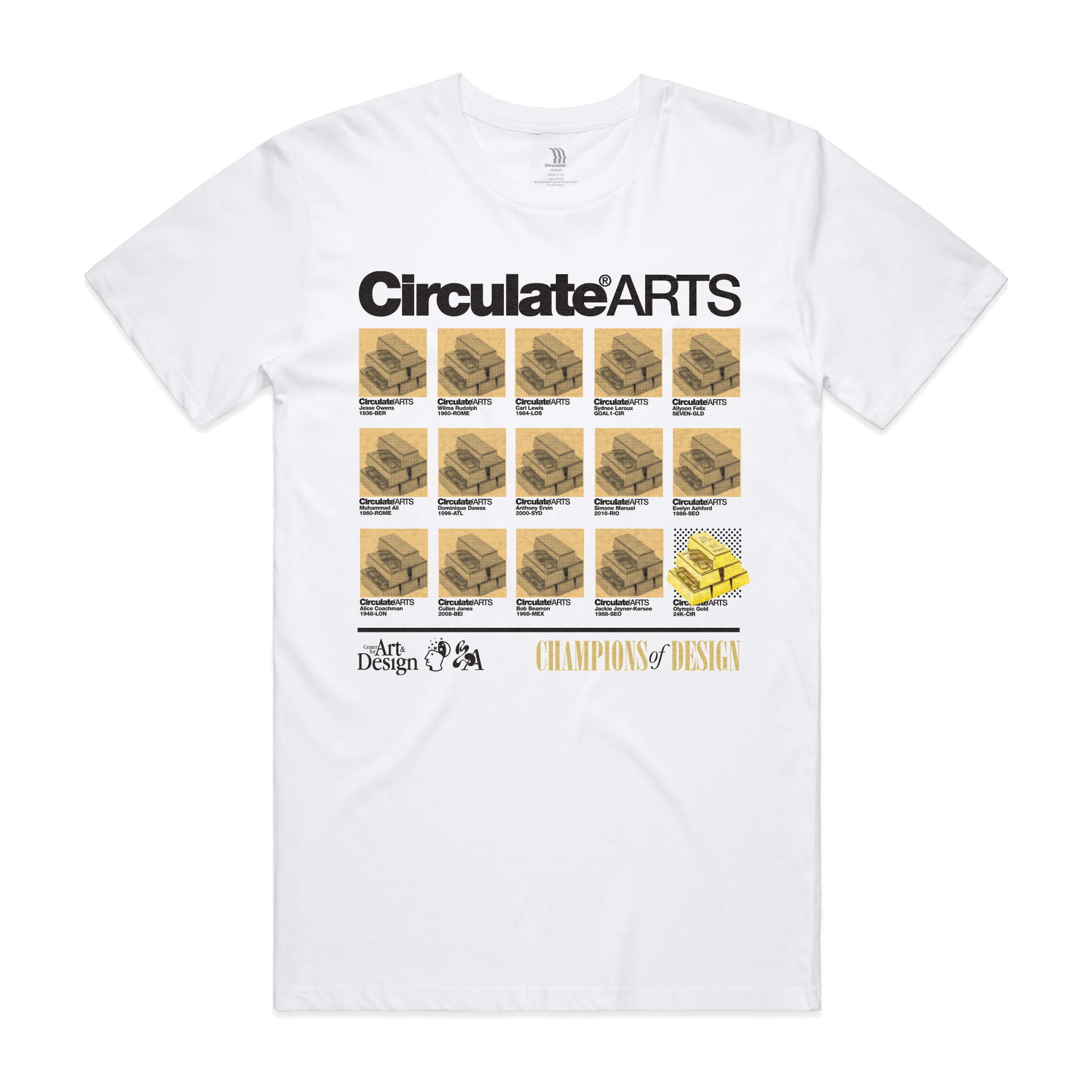 Gold Scale - White
