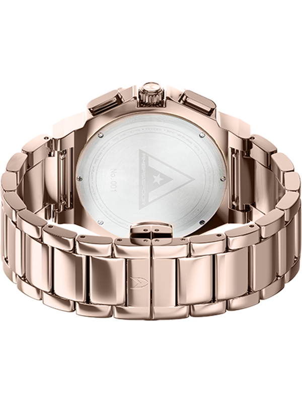 AM143SS - AMBASSADOR ROSE GOLD / ROSE GOLD / SS BAND