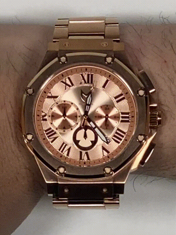 AM143SS - AMBASSADOR ROSE GOLD / ROSE GOLD / SS BAND