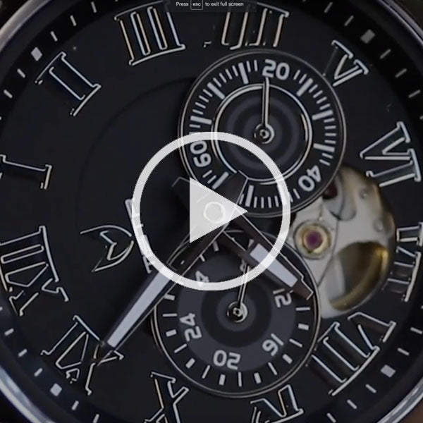 NO108SS - NOBLE POLISH SILVER AUTOMATIC / BLACK / SS BAND