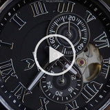 NO108SS - NOBLE POLISH SILVER AUTOMATIC / BLACK / SS BAND