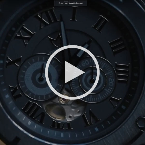 NO107SS - NOBLE BLACK AUTOMATIC / BLACK / SS BAND