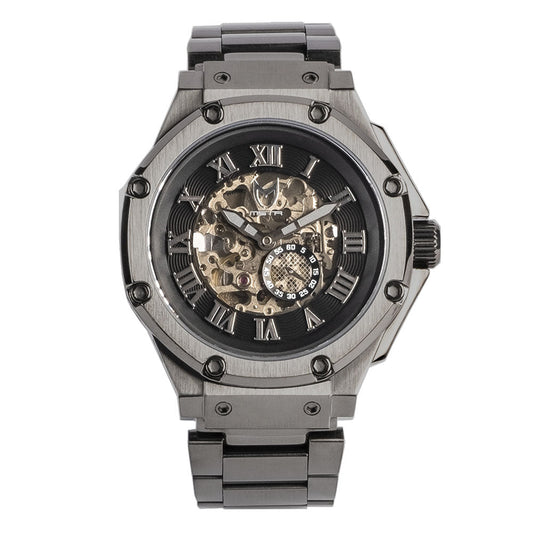 AM304SS - AMBASSADOR TITANIUM GREY AUTOMATIC / BLACK / SS BAND