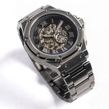 AM304SS - AMBASSADOR TITANIUM GREY AUTOMATIC / BLACK / SS BAND