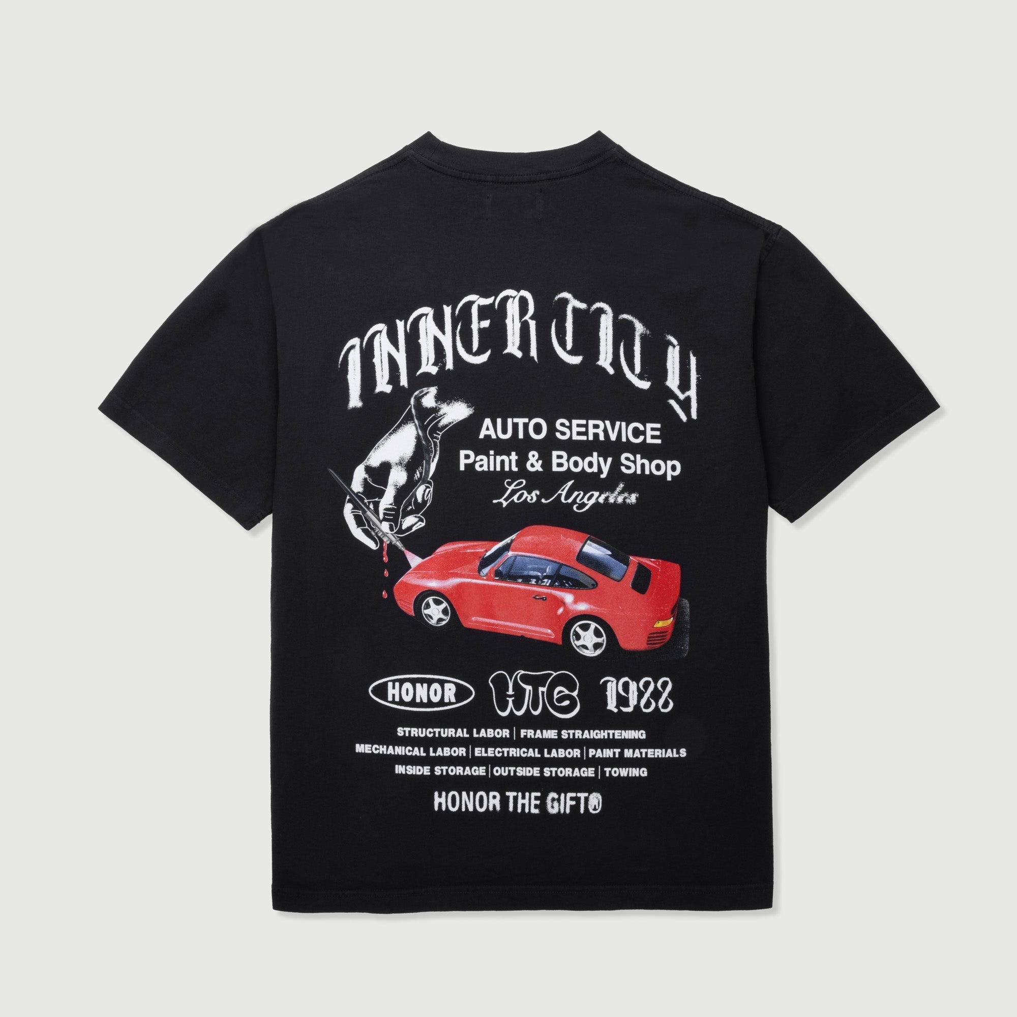 Inner City Auto Service T-Shirt - Black