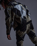 "Pantages" Argyle Camo Trucker Jacket (Black Camo)