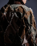 "Pantages" Argyle Camo Trucker Jacket (Brown Camo)