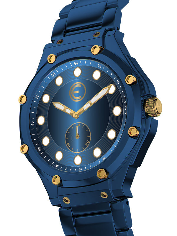 AU139MV - ULTRA SLIM AJACK BLUE WATCH
