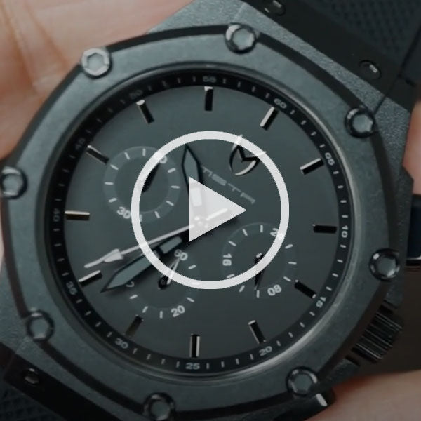 AX110RB - AMBASSADOR X BLACK / GOLD / RUBBER BAND