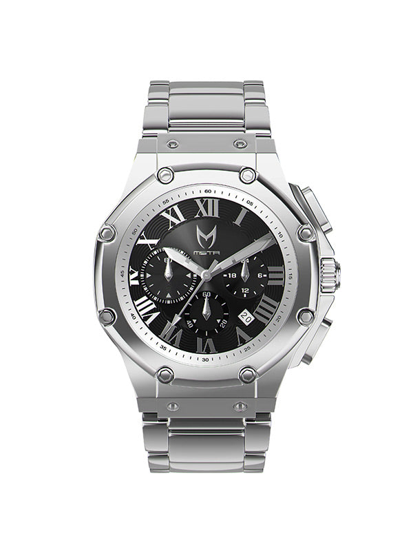 AM1017SS - AMBASSADOR SILVER / BLACK / STEEL BAND