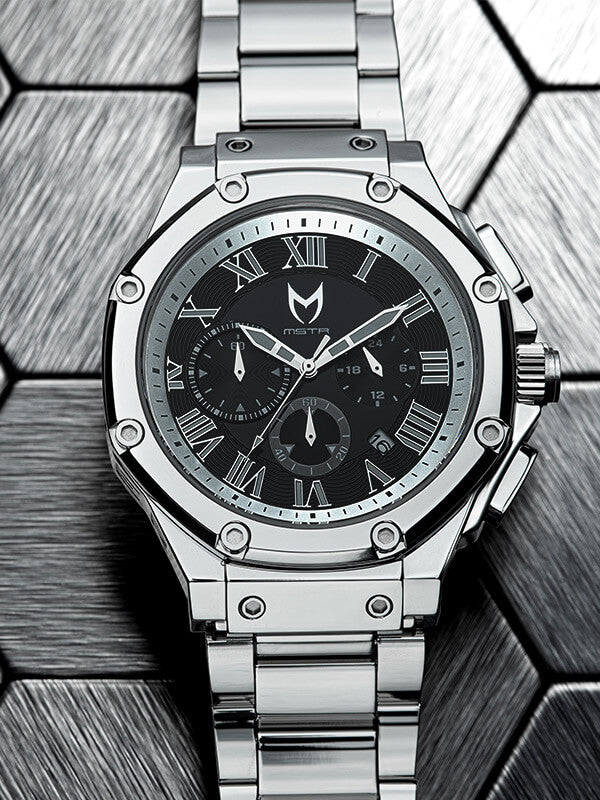 AM1017SS - AMBASSADOR SILVER / BLACK / STEEL BAND